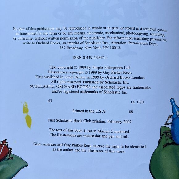 Set Of 3 Childrens Story Books Giraffes Cant Dance Rumble in the Jungle - Picture 11 of 13